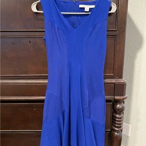 Diane Von Furstenberg Royal Blue Midi Dress